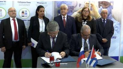 Cuba y Rusia concretan acuerdos en el área de la biotecnología